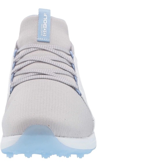 Skechers Ultra Flight Womens Max Mojo Spikeless Golf Shoe Gray/Blue 10 C/D - Picture 2 of 7